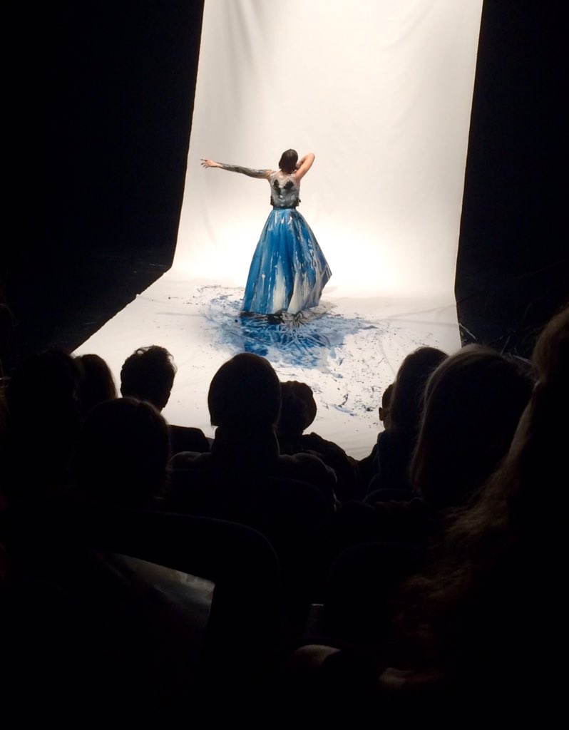 ChantellePitt_'s tweet photo. Sadlers Wells showcased LCF graduate talent tonight. MA #costumedesign for performance exquisite designs &amp; dance. https://t.co/hRwmy58ulh