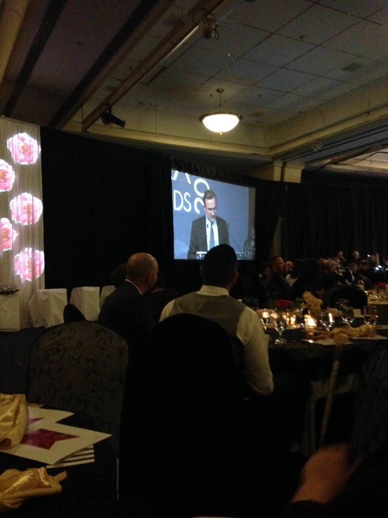 Vikki_Mac's tweet photo. And the winner is #acadianseaplants!!  Congrats on gold business of the year! #HBA2016 https://t.co/7W4fpZx2nU