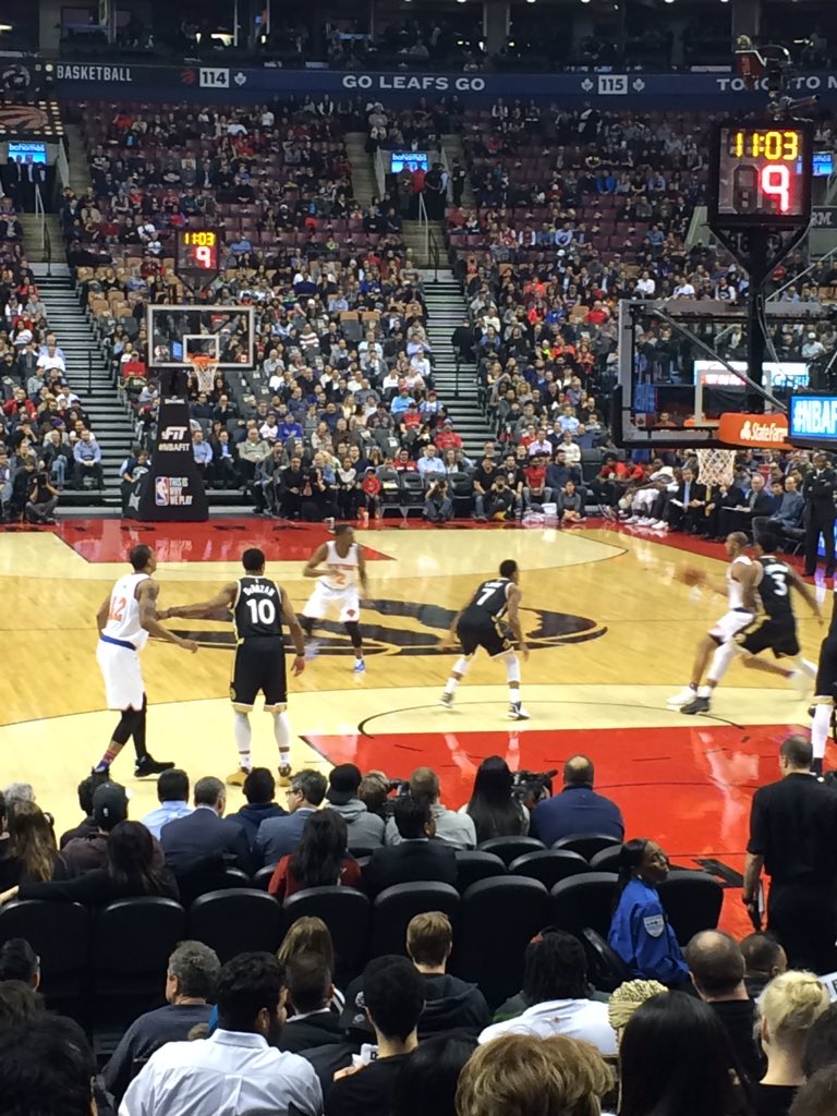 sandra_parente's tweet photo. Going for record. Go Raptors #rtz https://t.co/dy1FM5iMUP