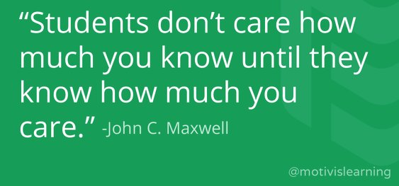 Q! I think this quote says a lot about classroom mgmt...