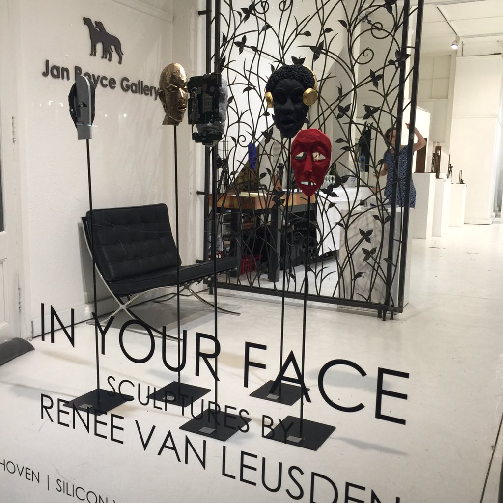 ReneevanLeusden's tweet photo. @HorbachBonnie thanks for your great opening speech! #inyourface #capetown #janroycegallery https://t.co/yFfc4t9UuN