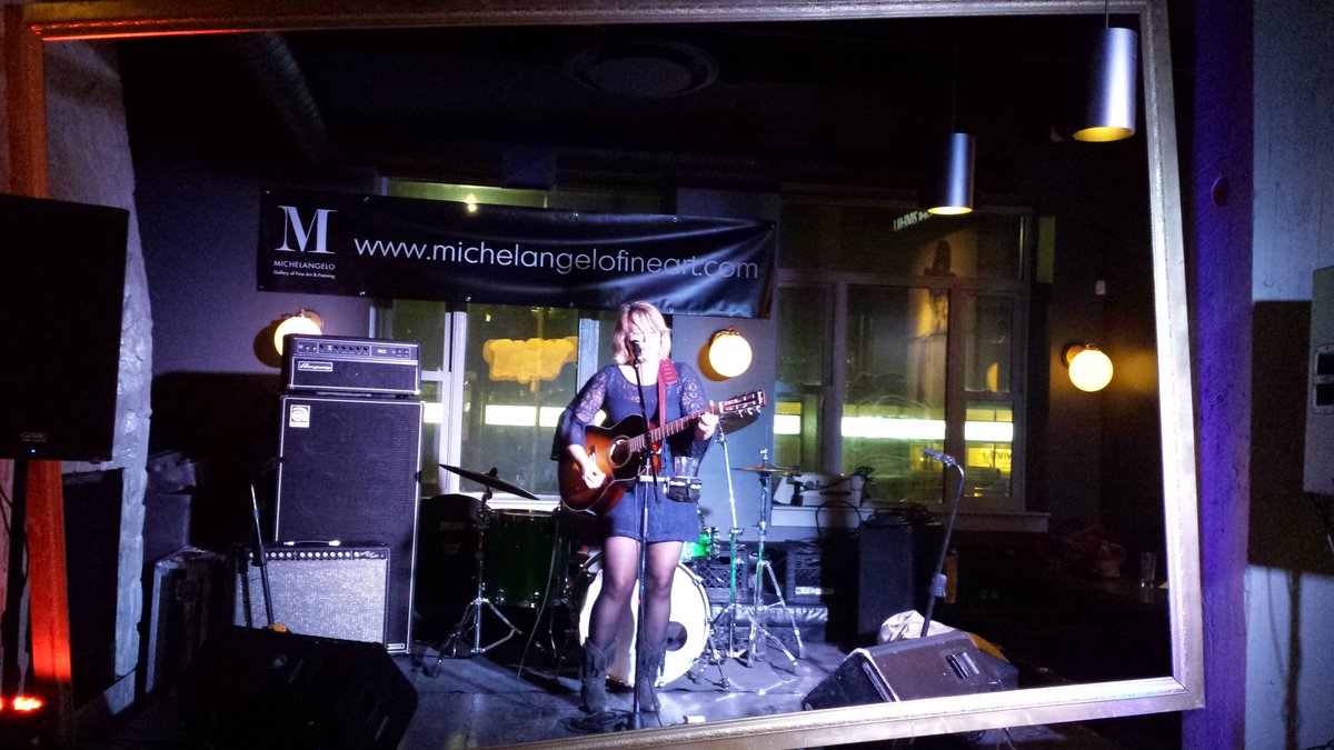 BIGwintrclassic's tweet photo. RT @outloudyyc: @Jessica_Marsh live on the Michelangelo's Fireside stage @lastbestbrew @big_yyc #outloudyyc https://t.co/C7fstqxQ80