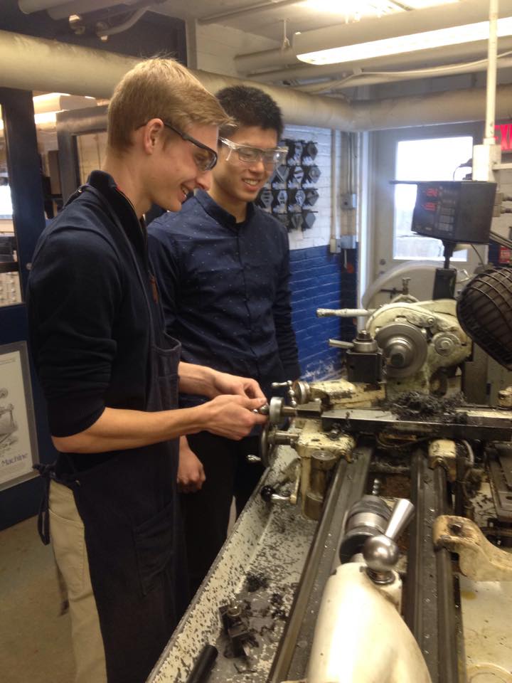 CWRUBaja's tweet photo. We're back for the spring semester! Busy with machining, breaking in the new engine, and educating new members! https://t.co/yfzJvVgxgx