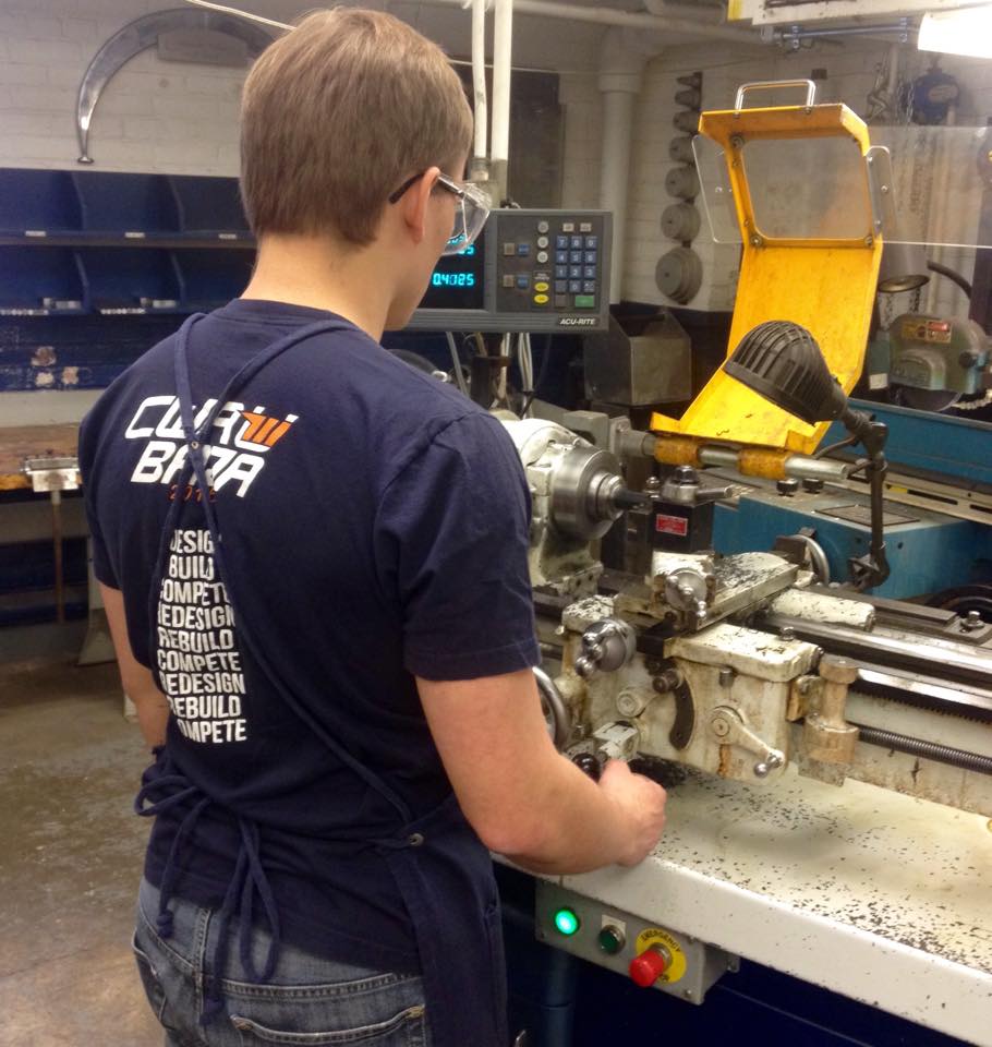CWRUBaja's tweet photo. We're back for the spring semester! Busy with machining, breaking in the new engine, and educating new members! https://t.co/yfzJvVgxgx