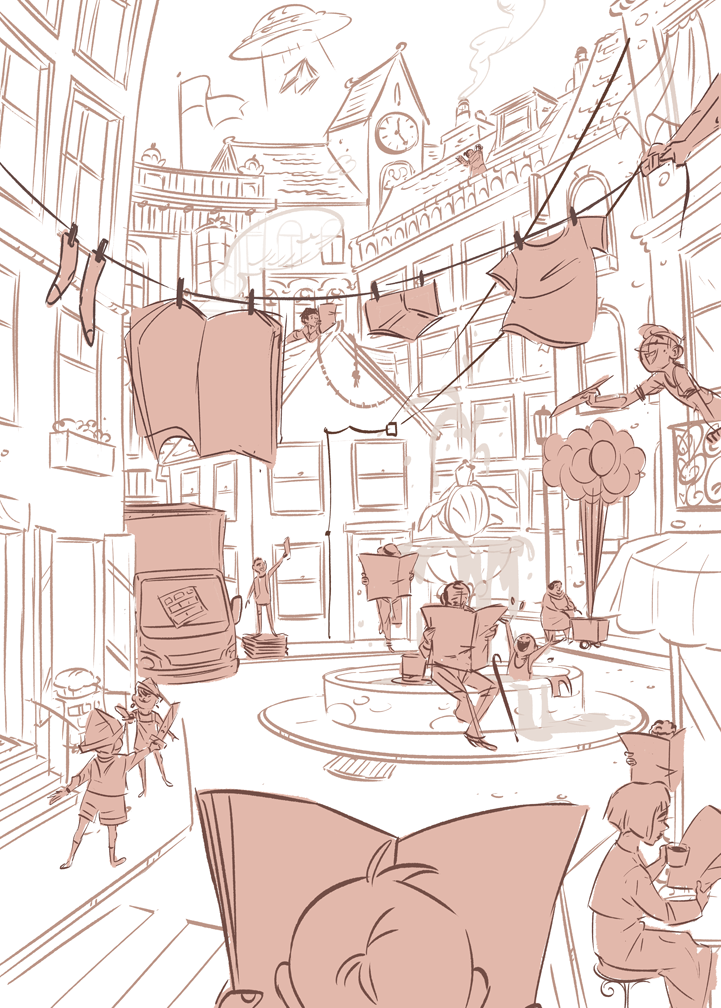 Take a peek of our behind the scenes work. Drawn by Lesley Vamos
#comics #drawing #TheSundayComics