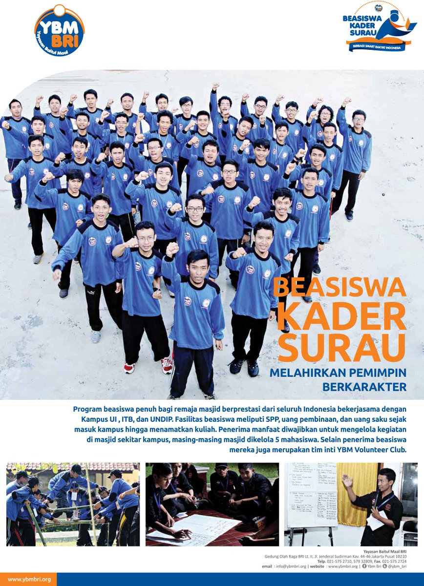 selain berasal dari keluarga miskin, mahasiswa penerima beasiswa diharuskan memiliki hafalan Al-Qur’an minimal 1juz