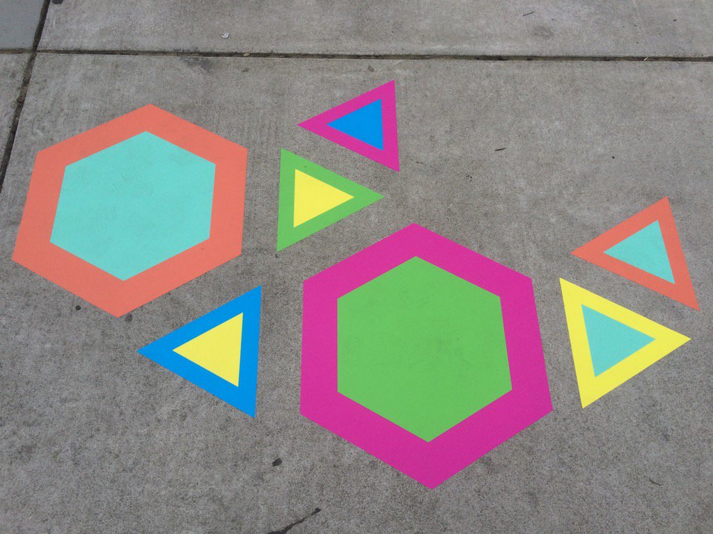 Bright colors + fun patterns = wacky hopscotch! Thanks <a href="/kaboom/">KABOOM!</a> <a href="/NFLFoundation/">NFL Foundation</a> <a href="/nflplay60/">NFL PLAY 60</a> <a href="/50Fund/">50 Fund</a> #playeverywhere