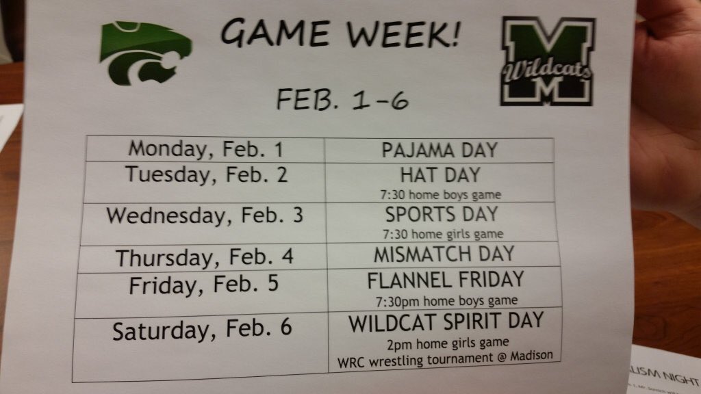 Co2016May's tweet image. Don't forget, it's game week next week!!!