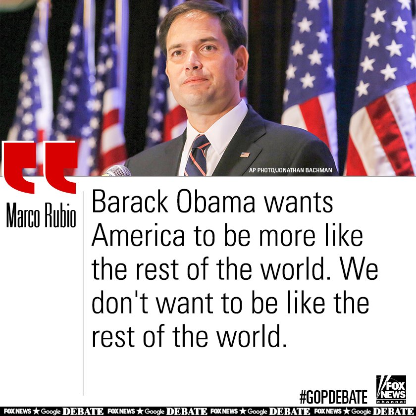 Do you agree with <a href="/marcorubio/">Marco Rubio</a>? #GOPDebate