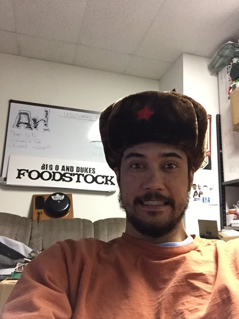 RamblingB's tweet photo. Another fun night in the Bunker, means another fun hat. #BunkerFun #LLTH https://t.co/3CHhekwBBt