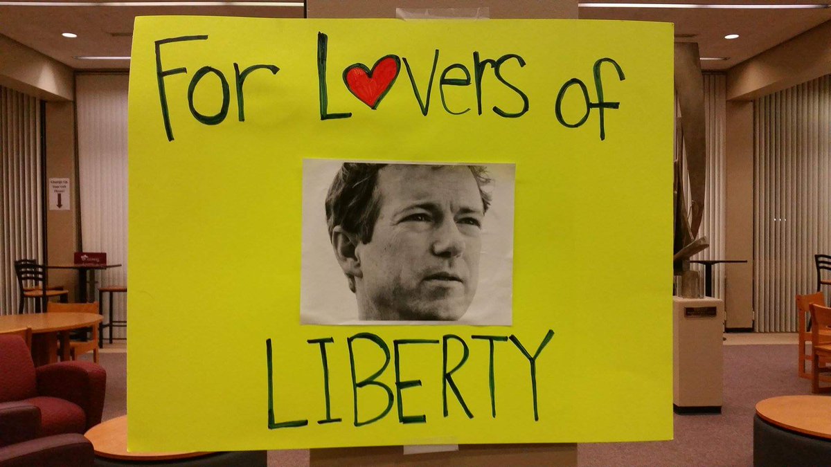 RandStudentsEKU's tweet photo. @RandPaul for liberty! #RandRally @RandStudents https://t.co/14btWGLIGK
