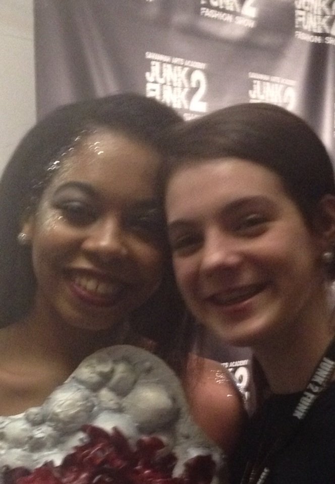 joditclark's tweet photo. May the funk be with you! @rclaird13 and @amayaa_williams #saaj2f #junk2funk https://t.co/qTMrOWOZ99