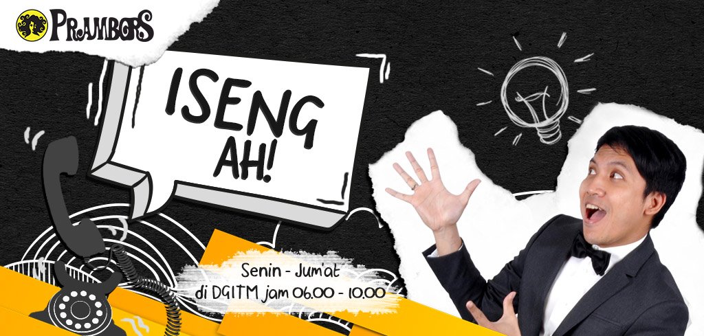 Prambors's tweet photo. Desta80s di #IsengAh mau ngisengin siapa lagi yaa? Dengerin aja #DGITM O9 https://t.co/MkHsuCIgOO