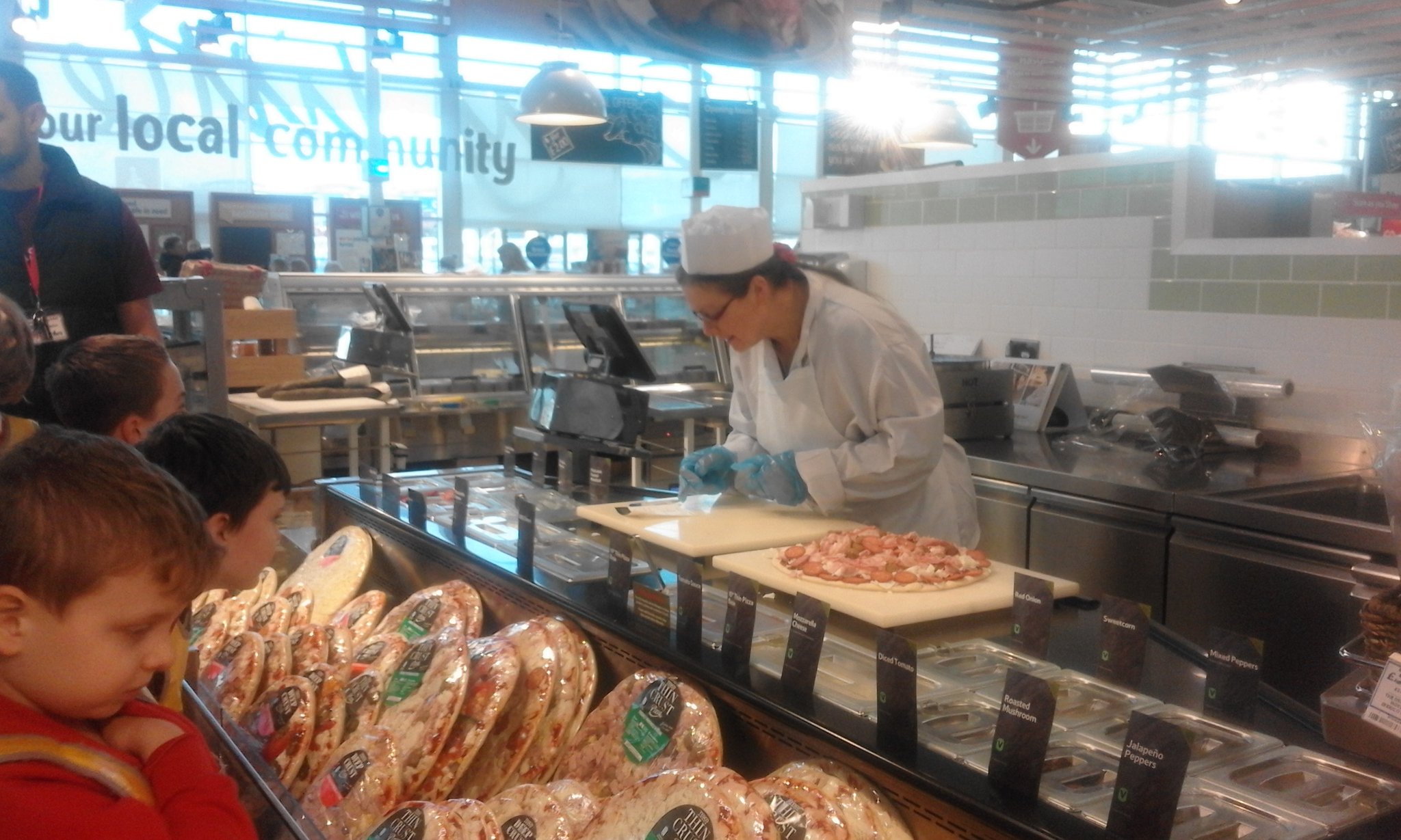 Tesco Swansea Extra on Twitter "Gwyrosydd STF visiting the counters