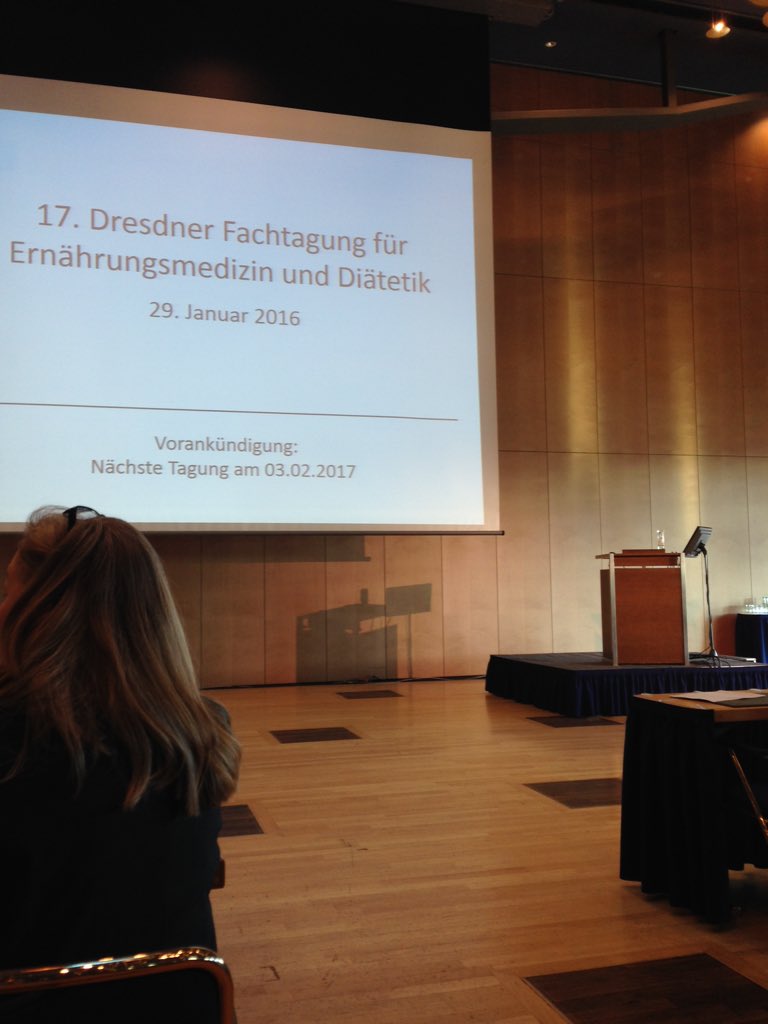 Gleich mein Vortrag auf der Dresdner Fachtagung für Ernährunsmedizin über den #foodtrend #slowfood