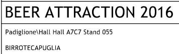 BirrotecaPuglia.it sarà presente al BeerAttraction