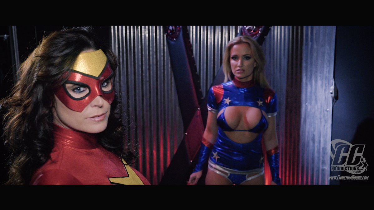 XFetModHubby's tweet photo. @ChristinaBound @RealAngSommers #superheroine #cosplay #comicbook #CCProductions Great shoot Wed! Ya killed it! https://t.co/a4LHtWdeiY
