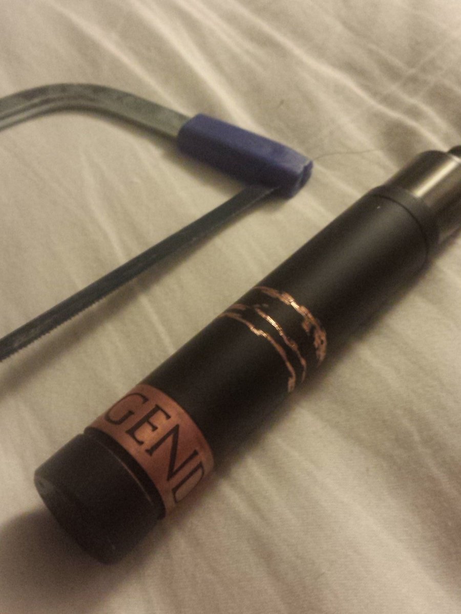 firesilvernight's tweet photo. i made handgrips! ghetto, but it looks like fire :) works great when im sweaty #vaping #vapeon #mechmod #subzeromod https://t.co/n6ermneaDd