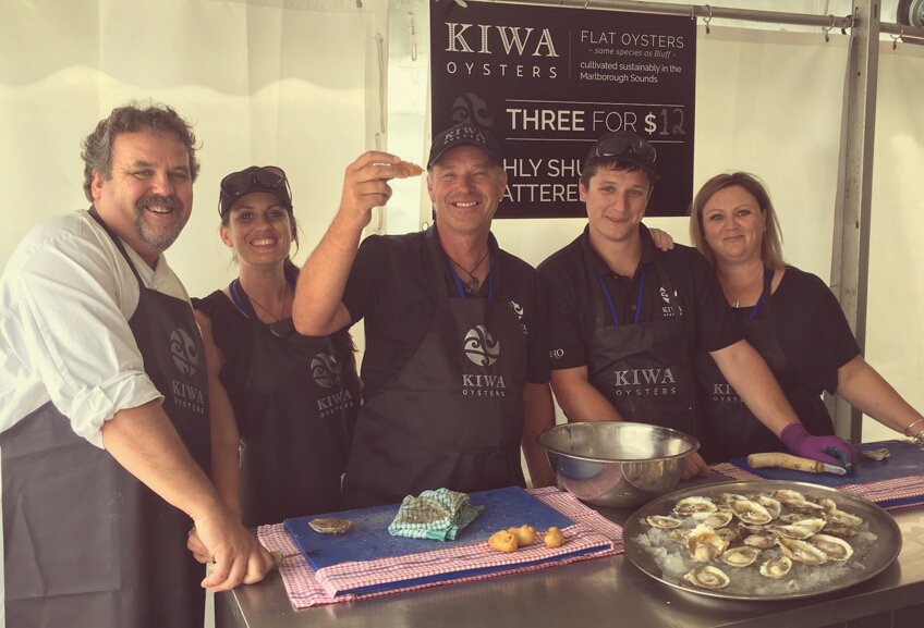 The A-team at <a href="/AKLseafood/">Auckland Seafood Fes</a> ! #AKLSeafoodfest #shuckyeah <a href="/MartinBosleys/">Martin Bosley</a> <a href="/megmalcolmnz/">Meg Malcolm</a> <a href="/mel_chambers6/">Mel Chambers</a>
