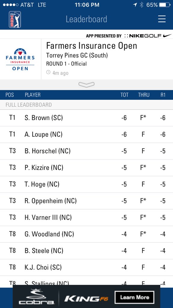 MHaro88's tweet photo. PGA 2016 Season @HV3_Golf @ALoupe6...keep climbing high and shooting low! https://t.co/Q5FdKSxRSM