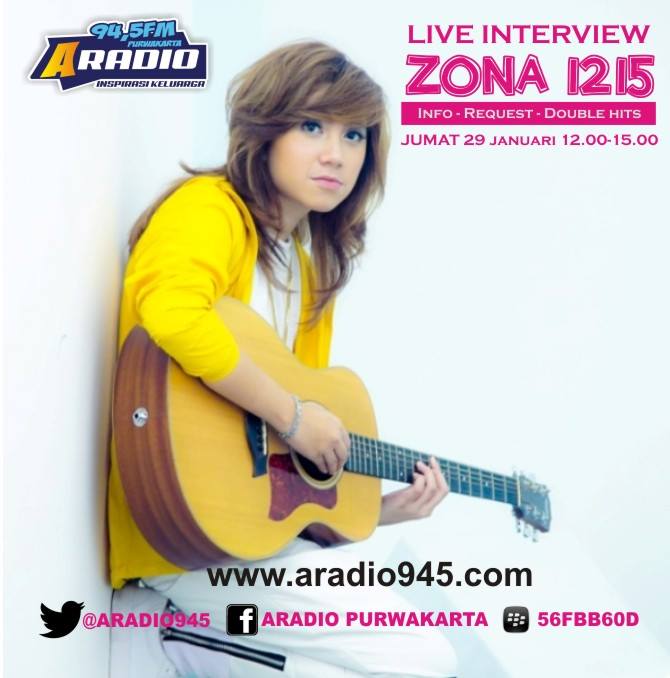 Aradio945's tweet photo. Jangan Lupa Siang Ini Ada @deraa93 ngobrol asik di #ZONA1215. Bareng @SasryDewi #ARADIOSATU https://t.co/dkOJPuxnXv