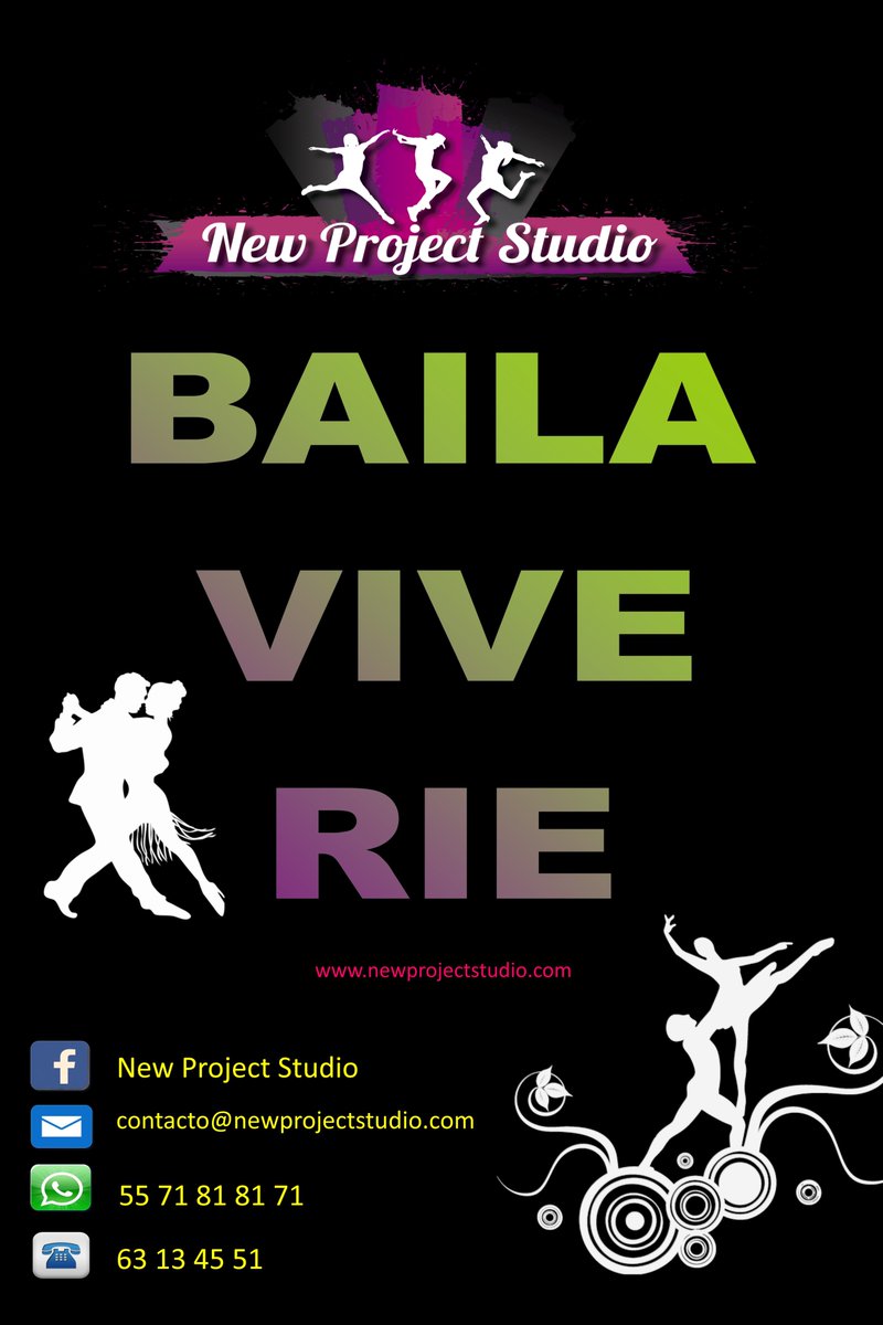 NProjectStudio1's tweet image. Disfrutemos Bailando, New Project 8 de Enero gran Inauguración