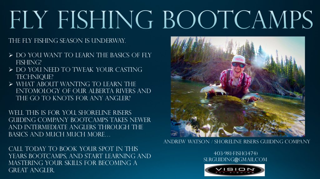 slrguiding's tweet photo. The Fly Fishing Season is near, are you ready for what 2016 has to offer? 
#flyfishing #cochrane #yyc #calgary https://t.co/7AfideG0Iz