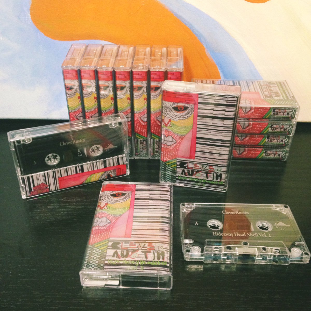 Shiny and new limited edition cassettes from Clever Austin🔥Hide-Away Headshell Vol.2 on at wondercoreisland.bandcamp.com