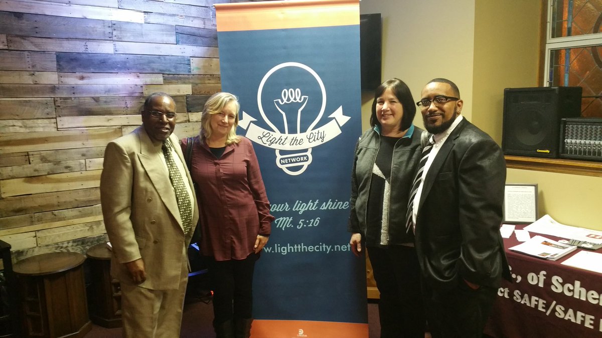 Board Members at the <a href="/LTCschenectady/">Light The City</a> event this evening.