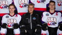 NHLPicker's tweet photo. Tkachuk shines as Team Orr edges Team Cherry (again) in prospects game https://t.co/nZJRRlPZpf #hockey https://t.co/CM0fefQC64