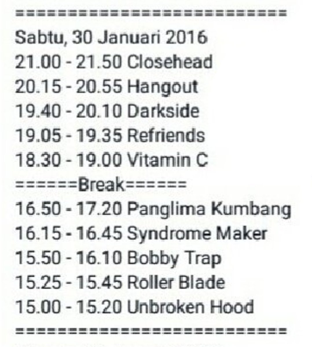 BESOK! Kami dan rombongan akan silaturahmi ke Gd. Serbaguna Wonosari di acara <a href="/ShowcaseEvent/">Unknown</a>
Merapat lebih awal. Tos