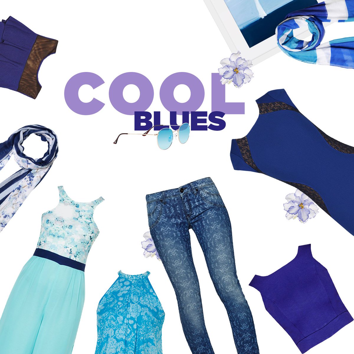 Best of blues! #FashionFinds  #ShadesofBlue #StyleFile #WardrobeMustHave #InstaFashion #InstaCool #IntoTheBlue