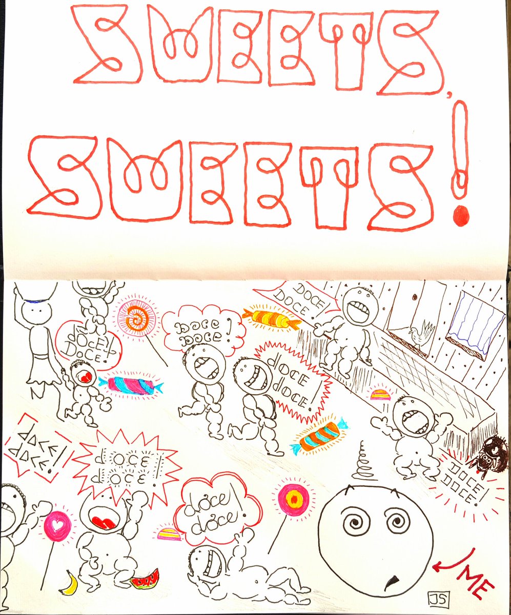 JoanSchip's tweet photo. Tourists turned children into beggars: "sweets sweets!" #todaysdoodle #belowpovertylines #thisisnotdevelopment https://t.co/uIeTsZWpEf