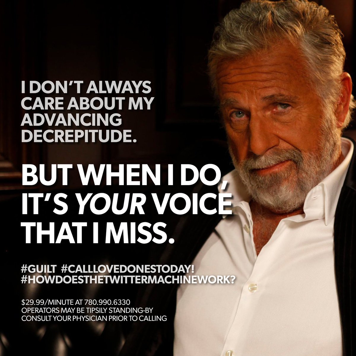 Shameless self promo, for no reason. Yes, the Twitter-verse has come to this. What will become of us?