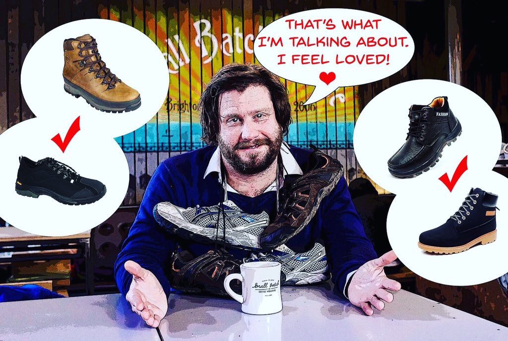 BrightGrPenguin's tweet photo. Do you know about #Shoes4Coffee starting today, Sat &amp; Sun in venues across #Brighton https://t.co/QutYc0MJoz https://t.co/Vz33xcAuVX