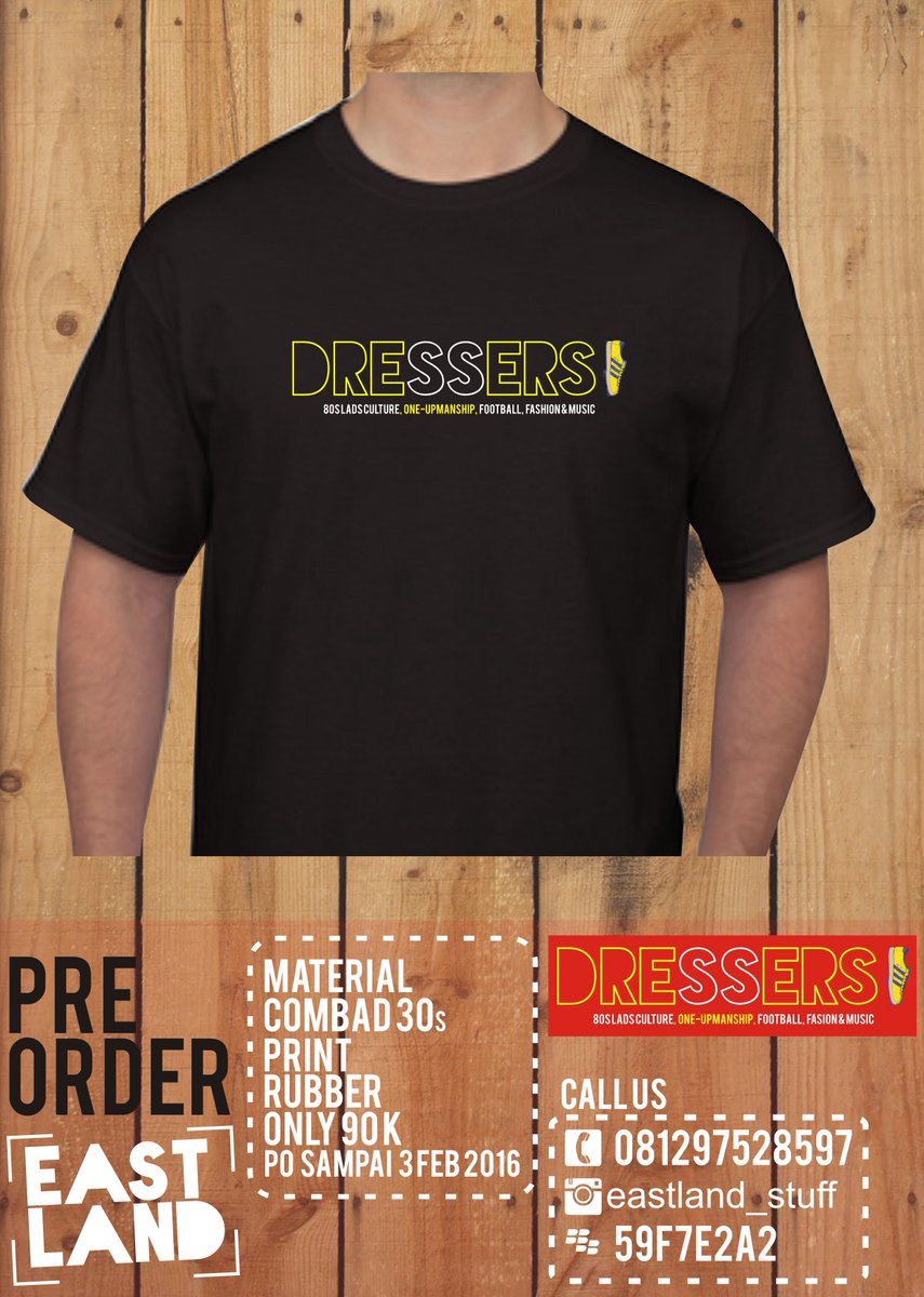 Eastland_stuff's tweet photo. Bantu Up Pre-Order tees "DRESSERS BLACK &amp; RED" 
Bbm:59F7E2A2 
WA:081297528597 
cc: @infocasuals @CasualIndonesia :)) https://t.co/VQP3WJ3ciE