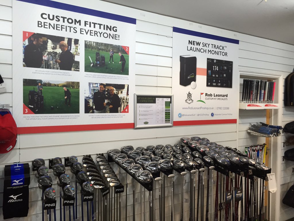 Our new custom fitting wall is up! Custom fitting benefits everyone! Book yours today!@foremoststeve <a href="/Foremostgolf/">Foremost Golf</a>