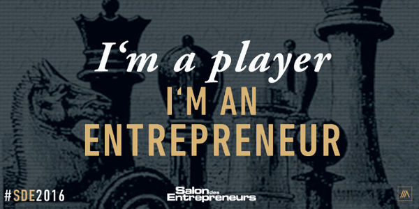 Anaxago_team's tweet photo. • Are you a player ? • On sera les 3 &amp; 4.02 au @SDEntrepreneurs I cc-@ExoWandercraft 
#Entrepreneurs #Stand509 https://t.co/j7yQJFhW9l