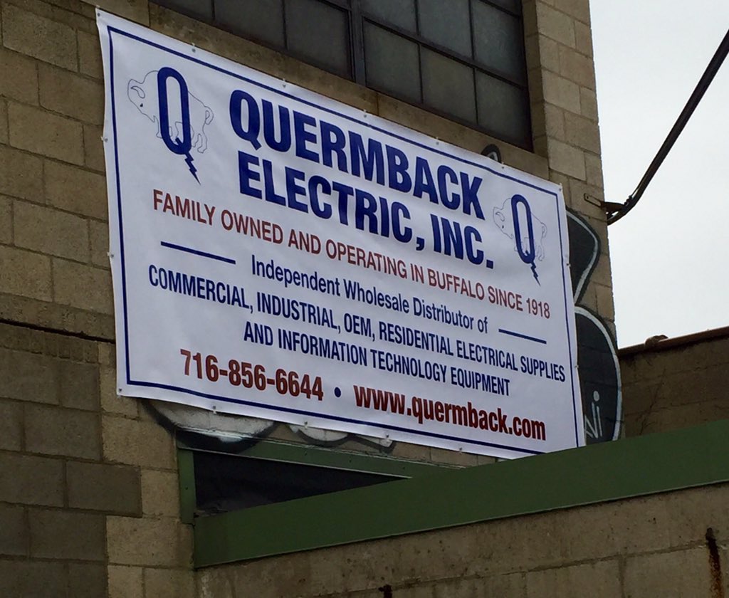 QuermbackElec's tweet image. Thanks to @DKM_AdArt for the quick work on the custom banner and installation! #gottagged