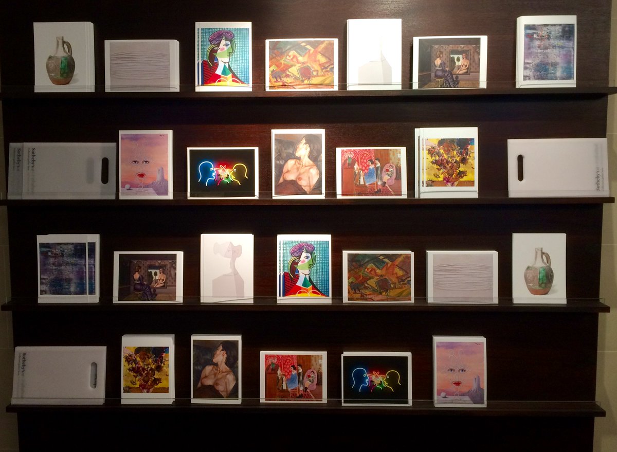 Sothebys's tweet photo. Start your own #art collection: Don't miss our free #PostcardWall in #London now #FromSothebysWithLove https://t.co/x8FgH42anR
