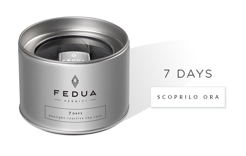 feduacosmetics's tweet photo. Sapevi che il tuo smalto può restare perfetto per 7 GIORNI? Fedua presenta 7 Day: https://t.co/aAJihObWON https://t.co/84cVFi2f4k