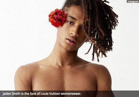 GSN on X: Jaden Smith strips down to nothing but a skirt for Vogue Korea   #LGBTI  / X