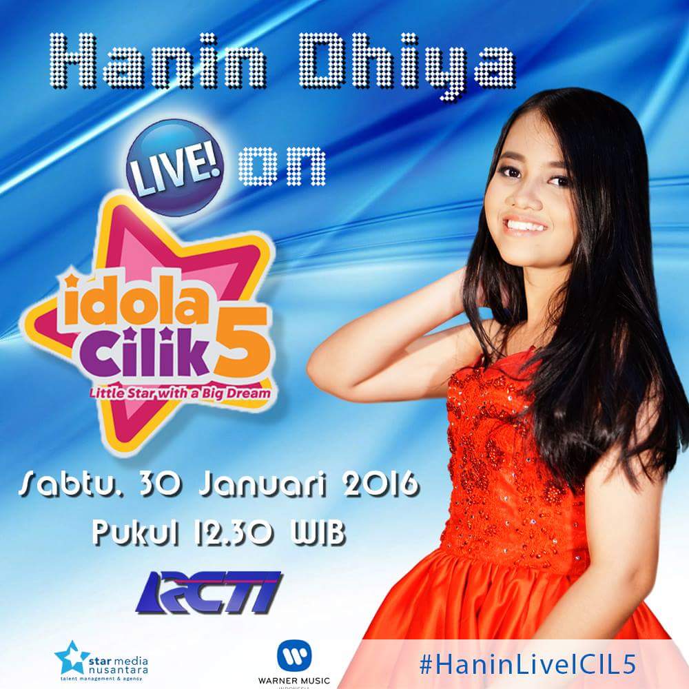 BESOK!! Don't miss it! #HaninLiveICIL5 || <a href="/WarnerMusicID/">WarnerMusicID</a> <a href="/yusantya/">Yusanthia nugraha</a>