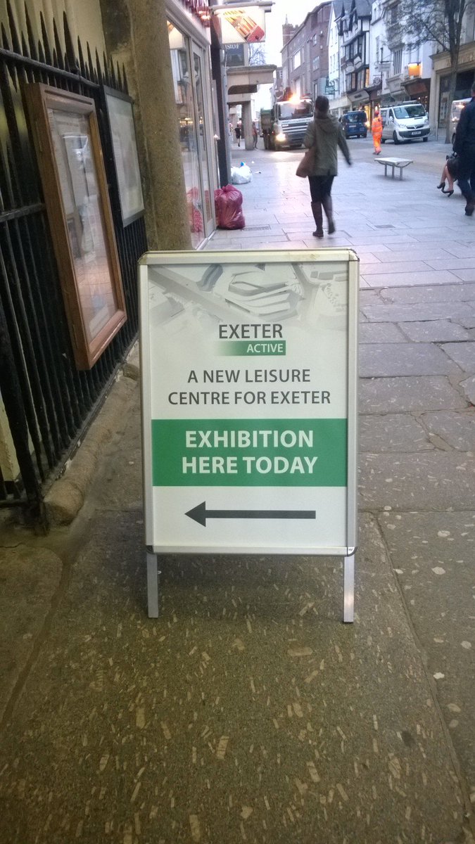 ExeterActive's tweet image. We're here at The Guildhall until 7pm this evening, and between 10am-4pm tomorrow. Come along and have your say.