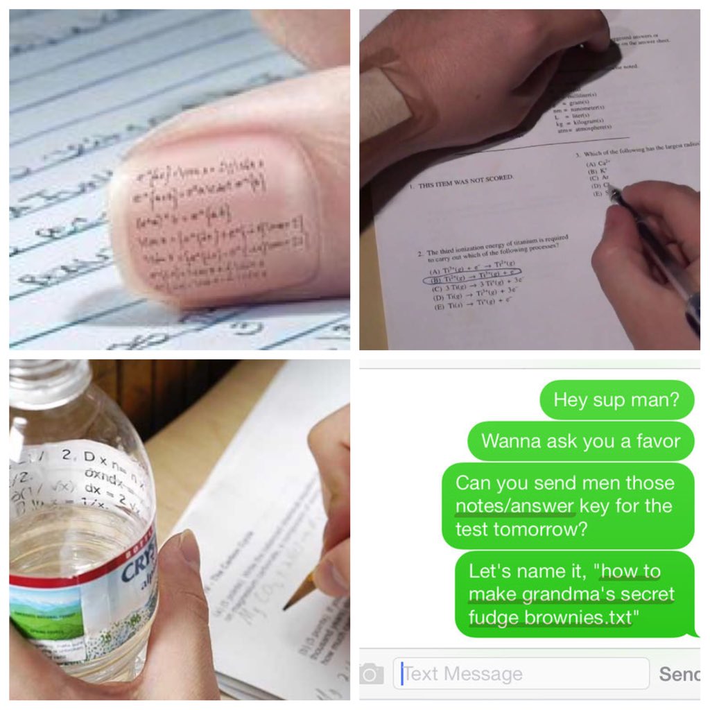 DavidBarnathan's tweet photo. @rebeccasardar_ @MrBonica @ThatsSarcasm Mr Bonica test taking starter pack. https://t.co/rJM0960N9m
