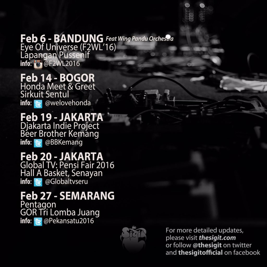 Asyik manggung lagih #thesigitgigs