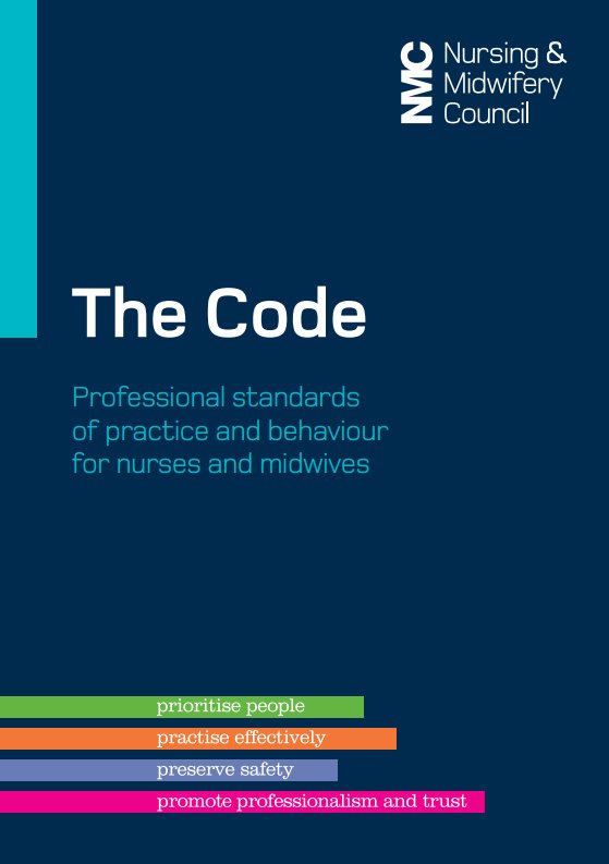 The new Code for nurses &amp; midwives was published 1 year ago today. Download the code here: goo.gl/A5TaSD