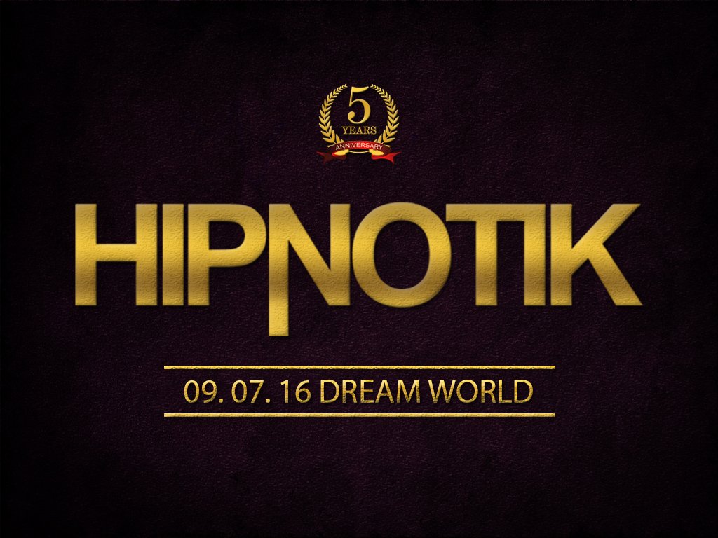 HipnotikConcert's tweet photo. 9 JULY 2016 . DREAM WORLD #HIPNOTIK2016 https://t.co/RjKwkHzzsv