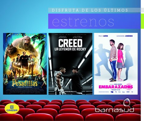¿Hace un #viernes de #cine con la #familia o los #amigos? Apetece mucho y más con unos #estrenos como los de hoy