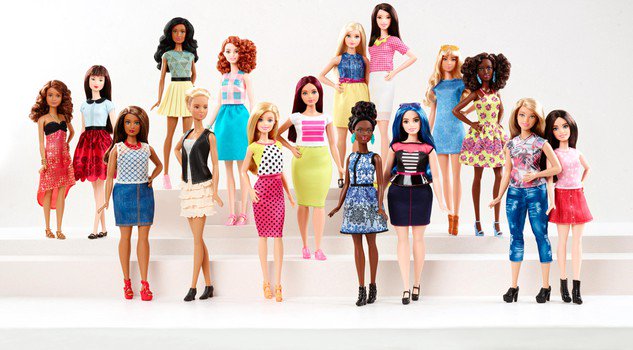 Agenzia_Ansa's tweet image. Arrivano #BarbieRealistiche. Tutti i colori della pelle e tre taglie piccole, alte o curvy ow.ly/XFFkB